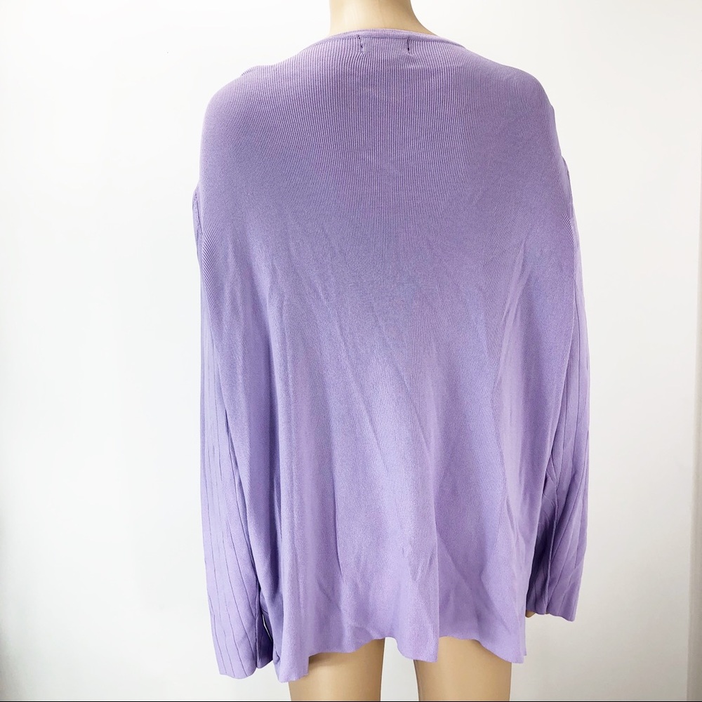 Loulou  purple cardigan 3x (#32) - Picture 7 of 8